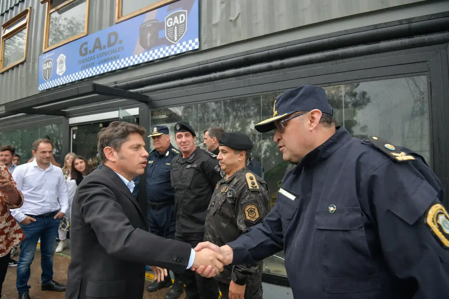 Kicillof en Campana