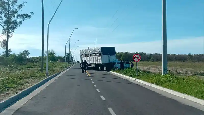 Accidente fatal: camioneta chocó acoplado que se desprendió de un camión