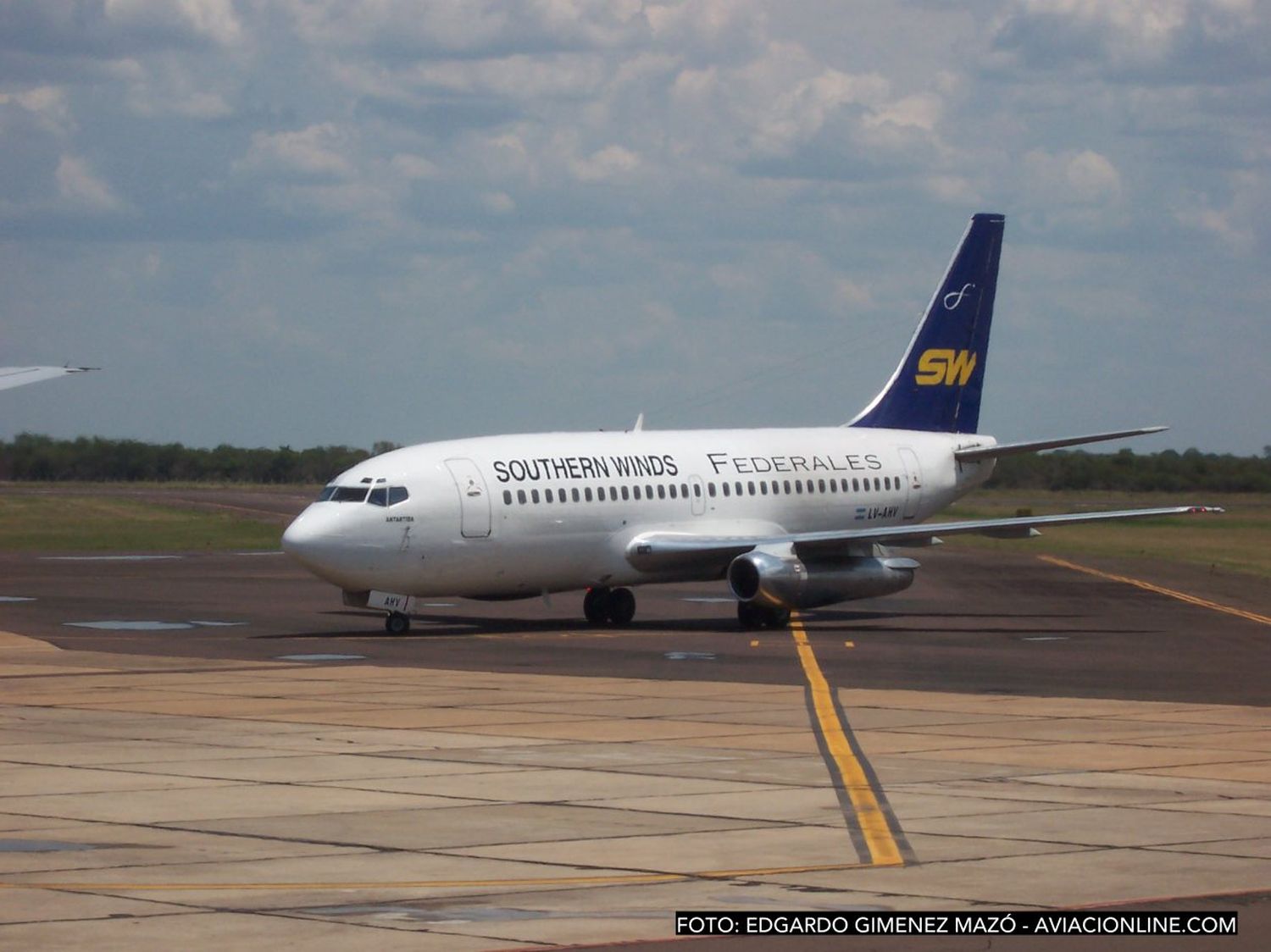 Último vuelo de Southern Winds en Resistencia - 28FEB2005