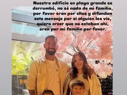 pedido de búsqueda de su familia del futbolista argentino Lucas Trejo