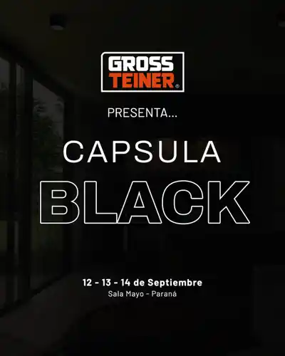 Grossteiner presenta la “Cápsula Black”