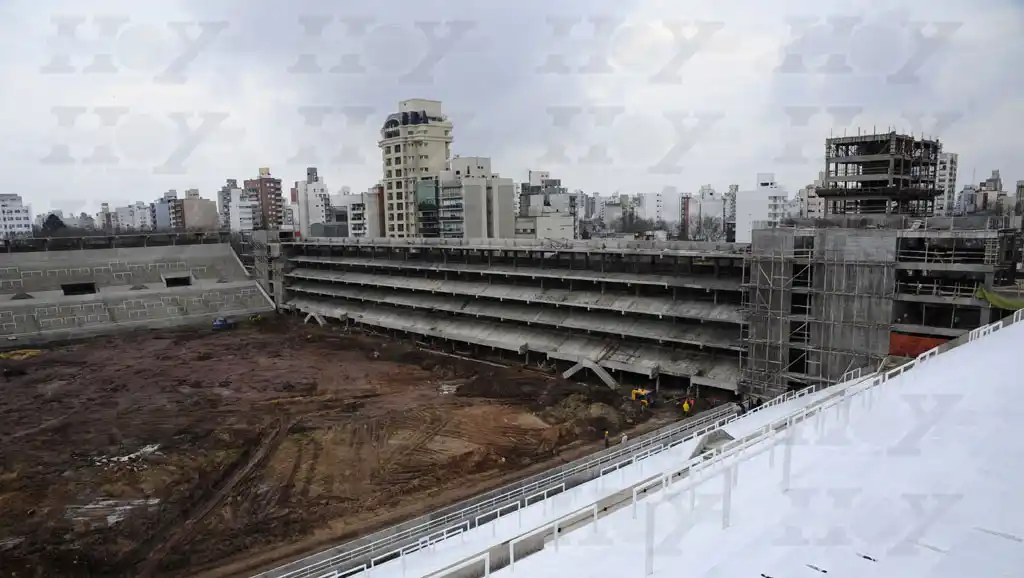 La Plata: Avanzan las obras en el nuevo estadio de Estudiantes 
