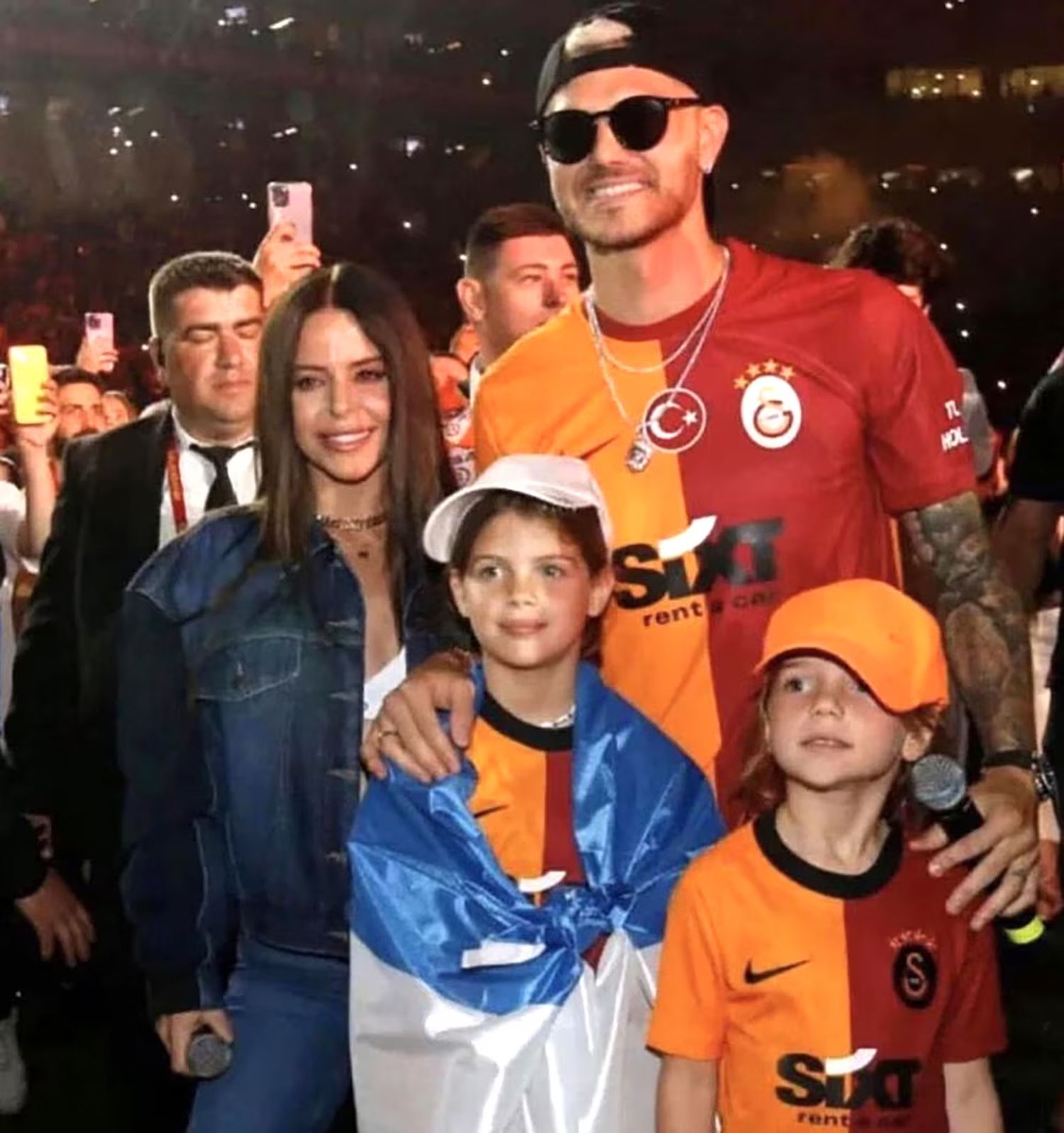 icardi nueva novia