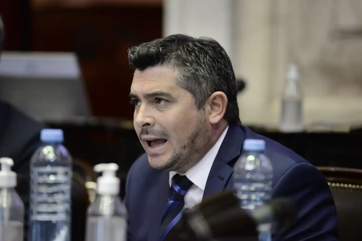 El diputado sanjuanino pidió disculpa por el exabrupto en plena sesión por Zoom
