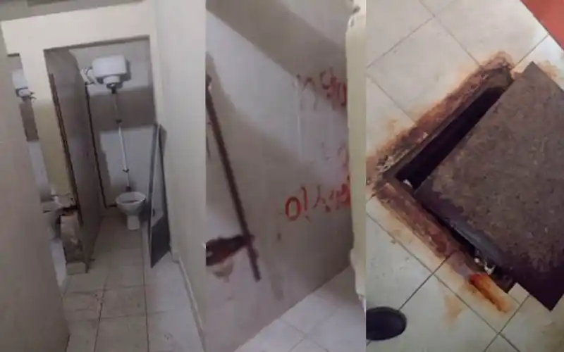 De terror: “Así están los baños en la terminal”