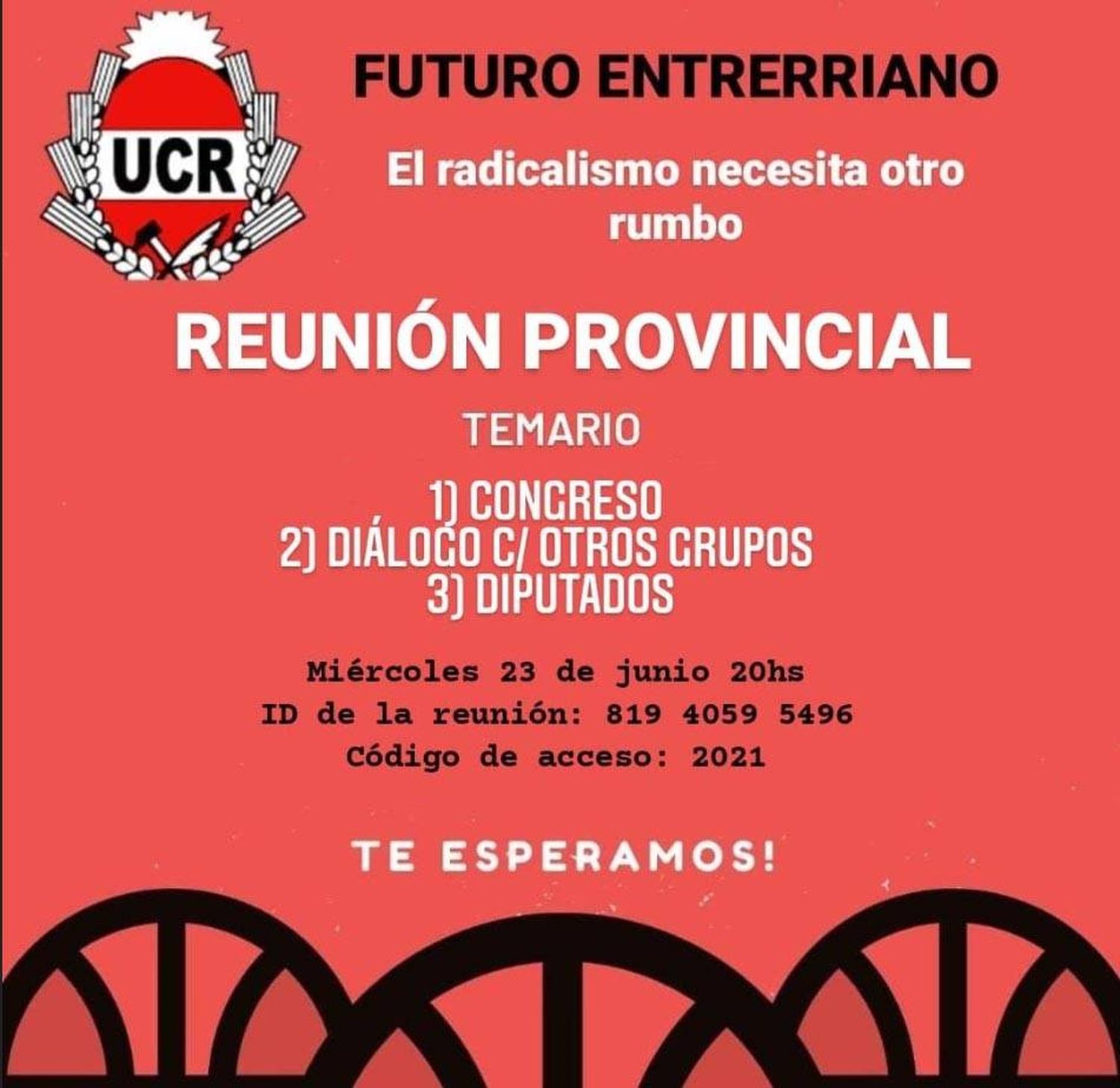 Futuro Entrerriano realizará mañana una reunión provincial