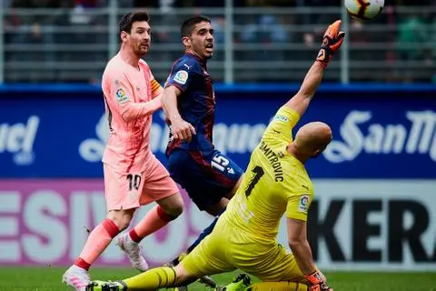 Messi se consagró goleador de la liga española por sexta vez