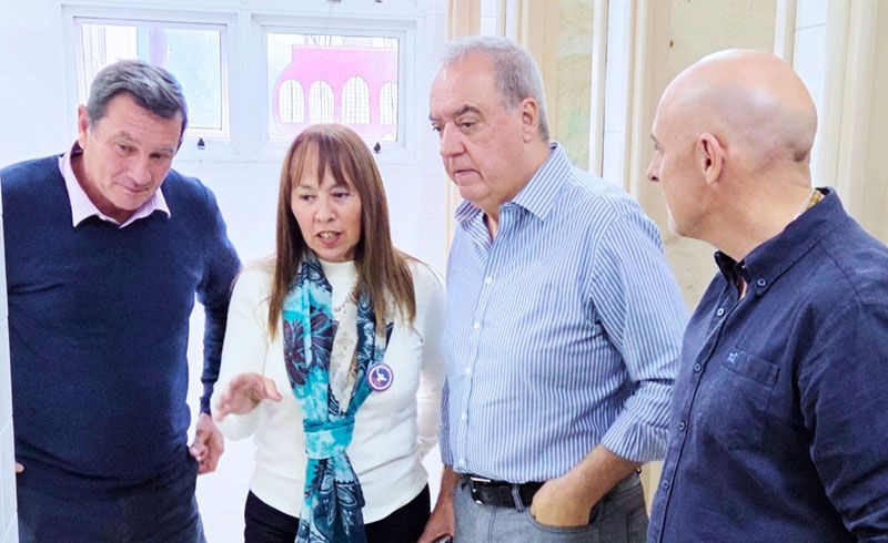 La Delegación Argentina finalizó obras en la Escuela Normal N°15 “Domingo F. Sarmiento”
