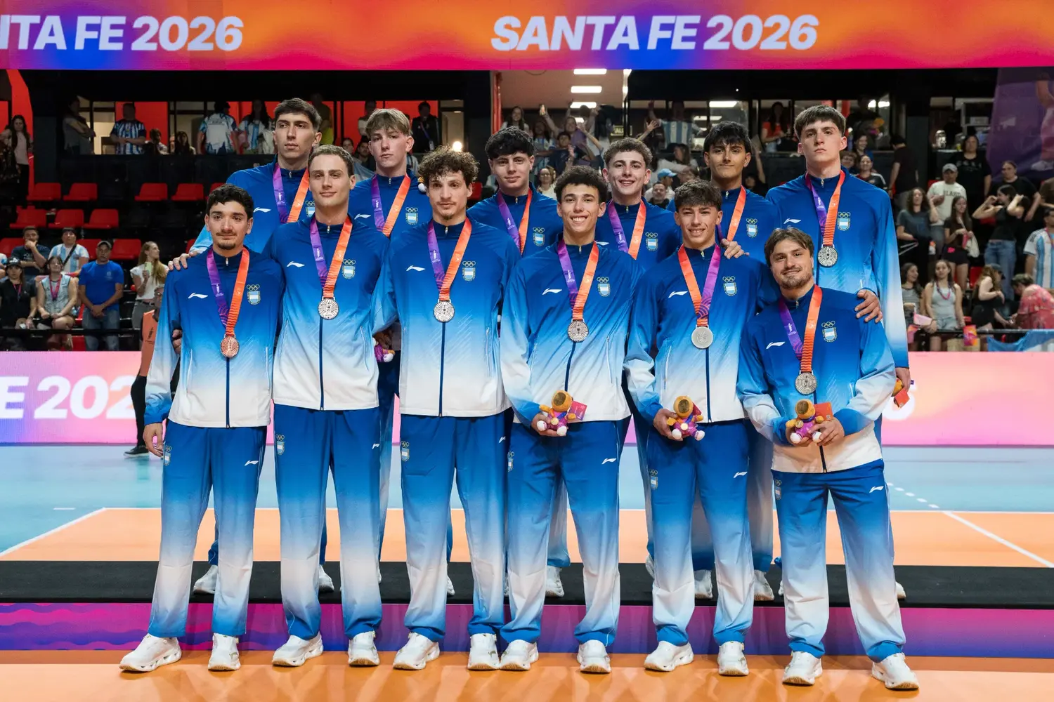 La Selección Argentina de vóleibol obtuvo la medalla de plata tras una intensa final ante Chile