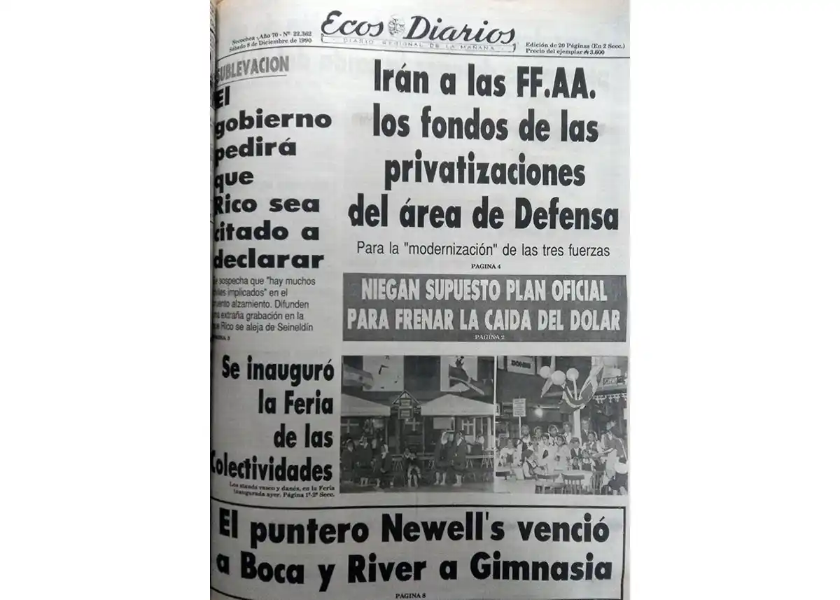Sábado 8 de diciembre de 1990