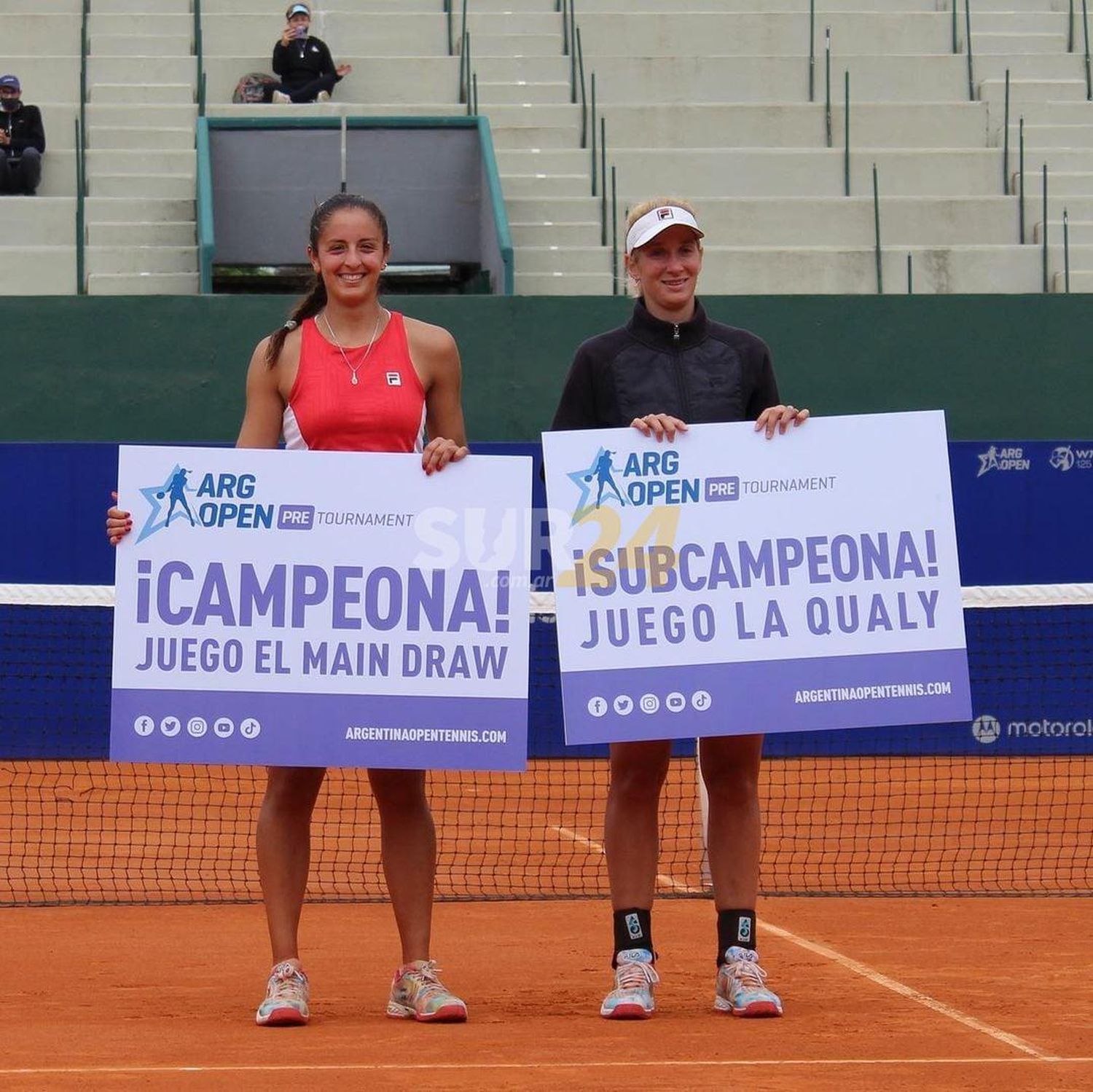 Victoria Bosio debió abandonar en la final