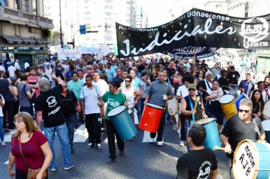 Judiciales bonaerenses de la AJB vuelven al paro el jueves