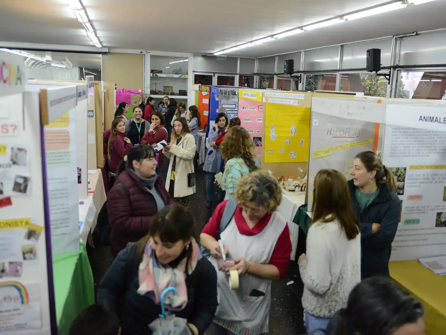 El CCU, a pleno, en el marco de una nueva edición de la Feria de Ciencias.