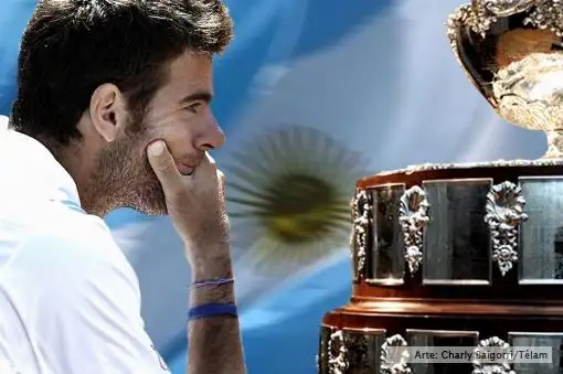 Del Potro anunció que no jugará la Copa Davis en lo que resta del año
