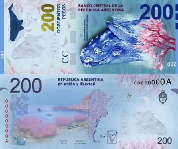 Insólito error en el nuevo billete de 200 pesos