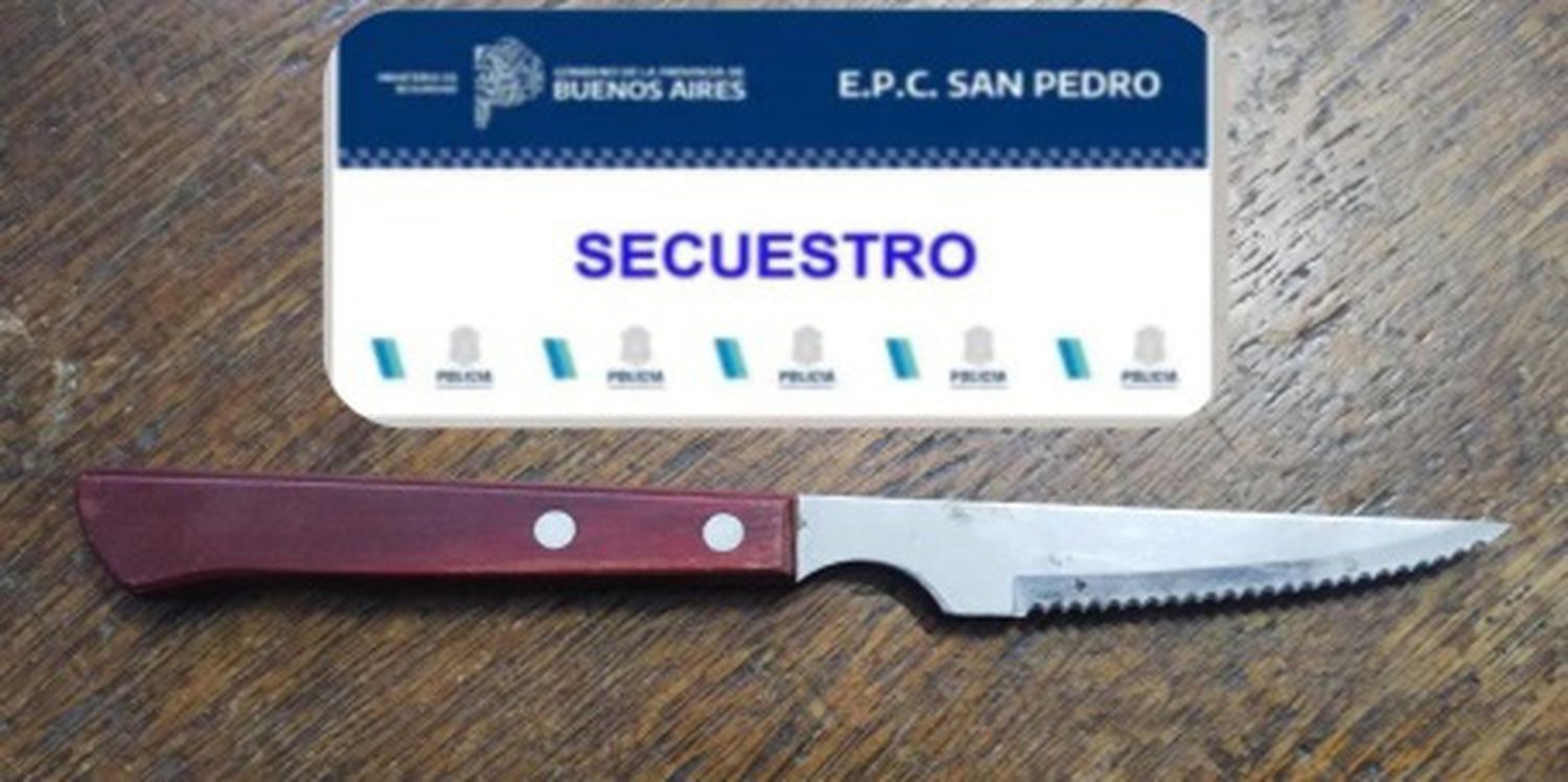 Mujer aprehendida por morder a su novio
