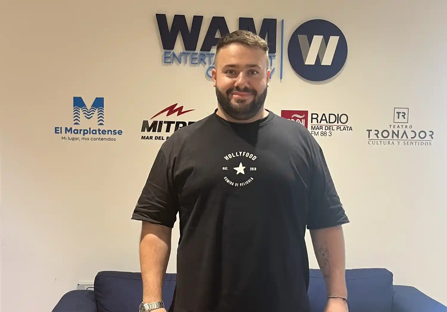 Desde 2018, Gastón Corredera es uno de los responsables de la empresa HollyFood.