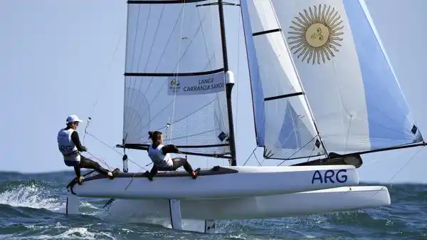 Vela: Lange y Carranza ganaron el segundo oro argentino 
