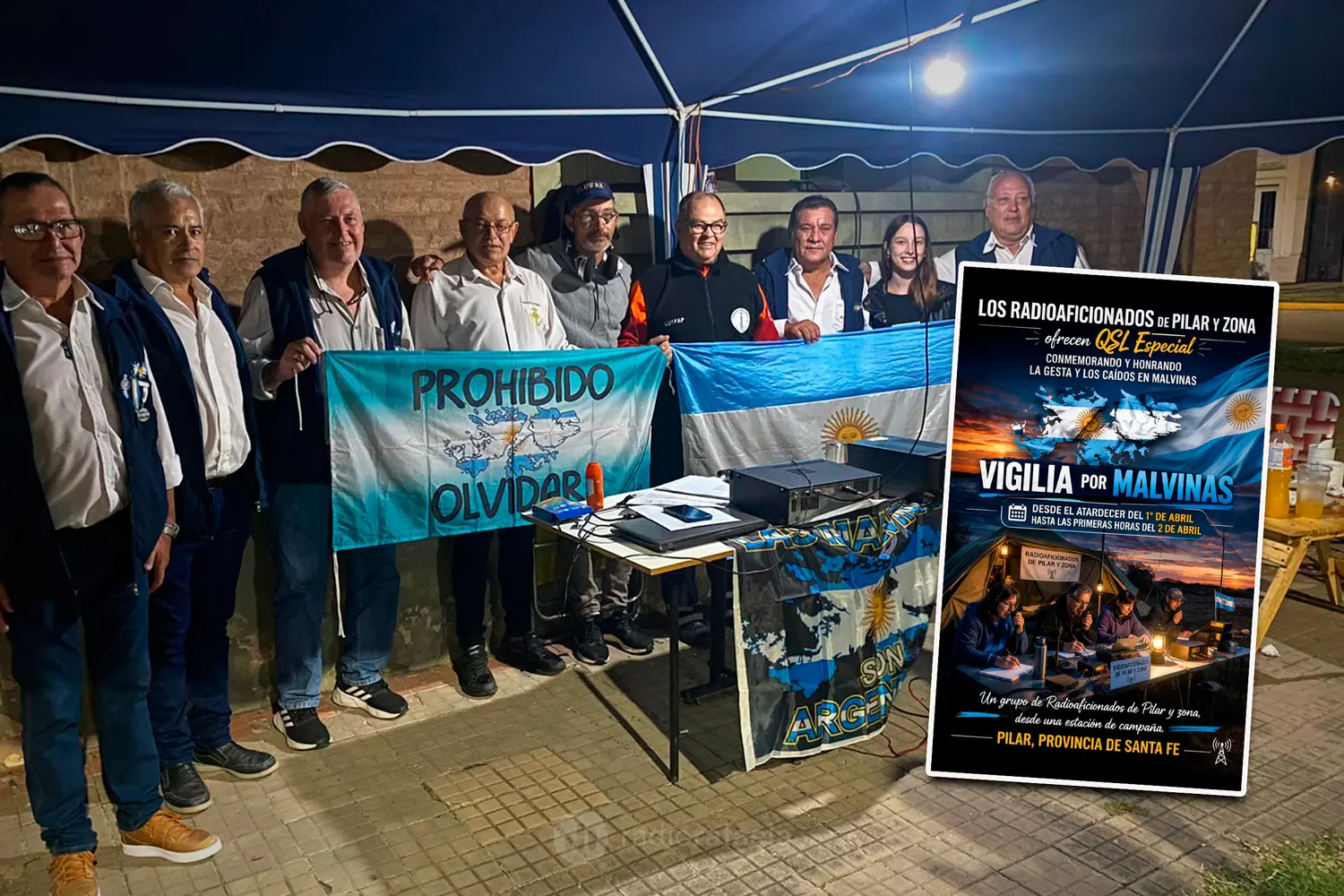 Radioaficionados de la región harán una activación especial por Malvinas: "Vamos a estar con una estación de campaña"