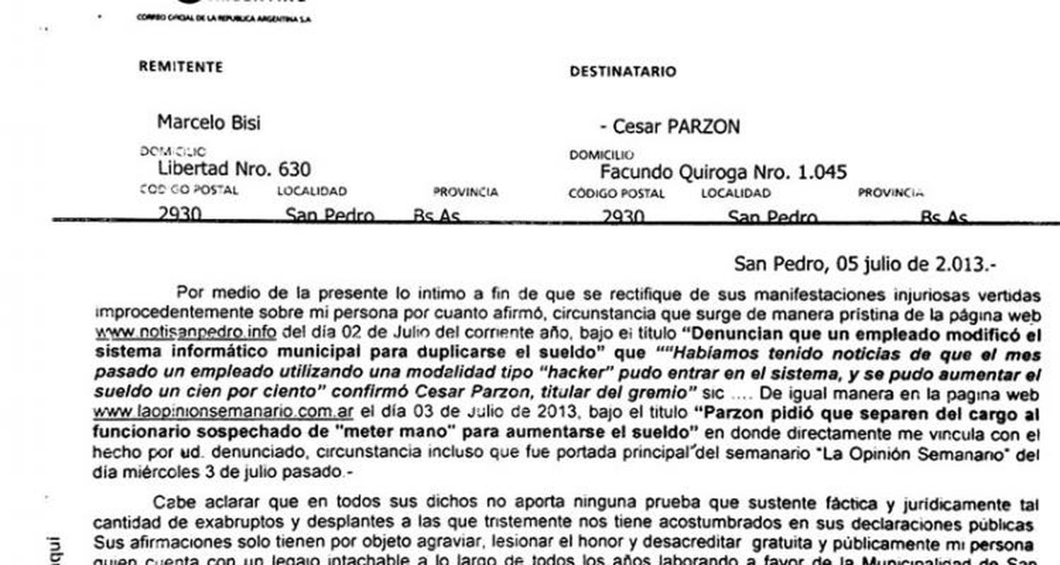 Para Marcelo Bisi “fue una cama”