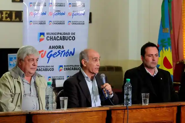 El vicegobernador bonaerense visitó Chacabuco