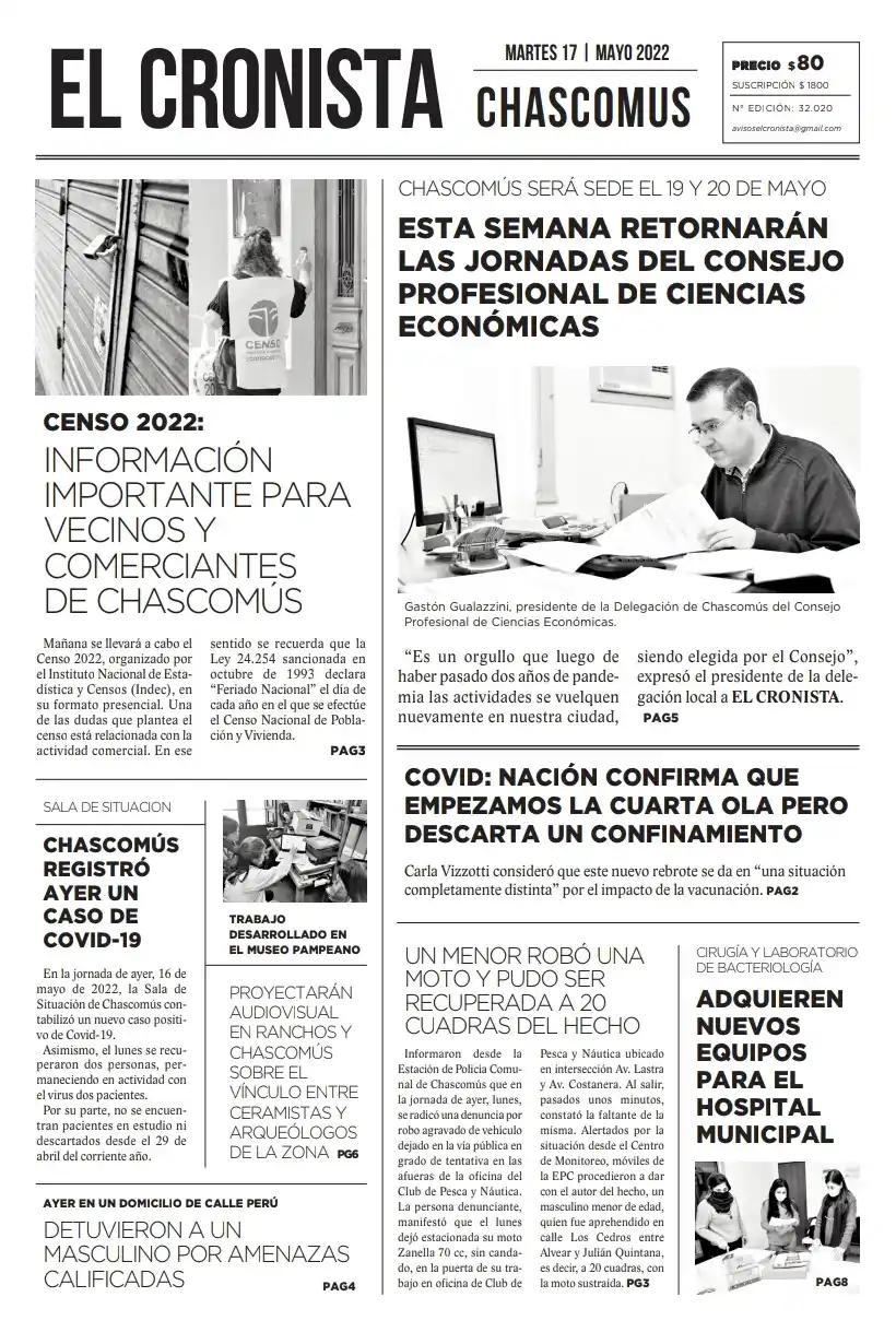 Tapa 17 mayo 2022