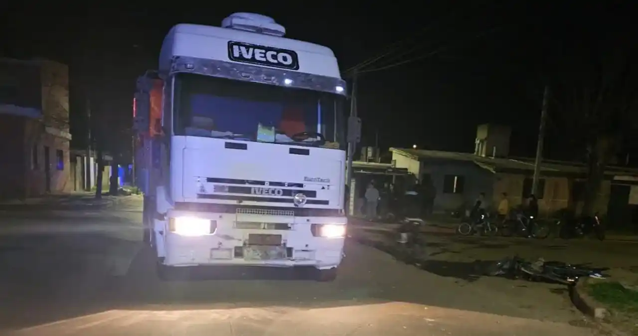 El trágico choque ocurrió anoche (Foto: Más FM 107.1)