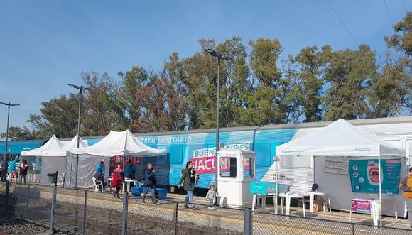 Tren Sanitario: controles generales, asesoramiento y más de 300 chips anticonceptivos disponibles