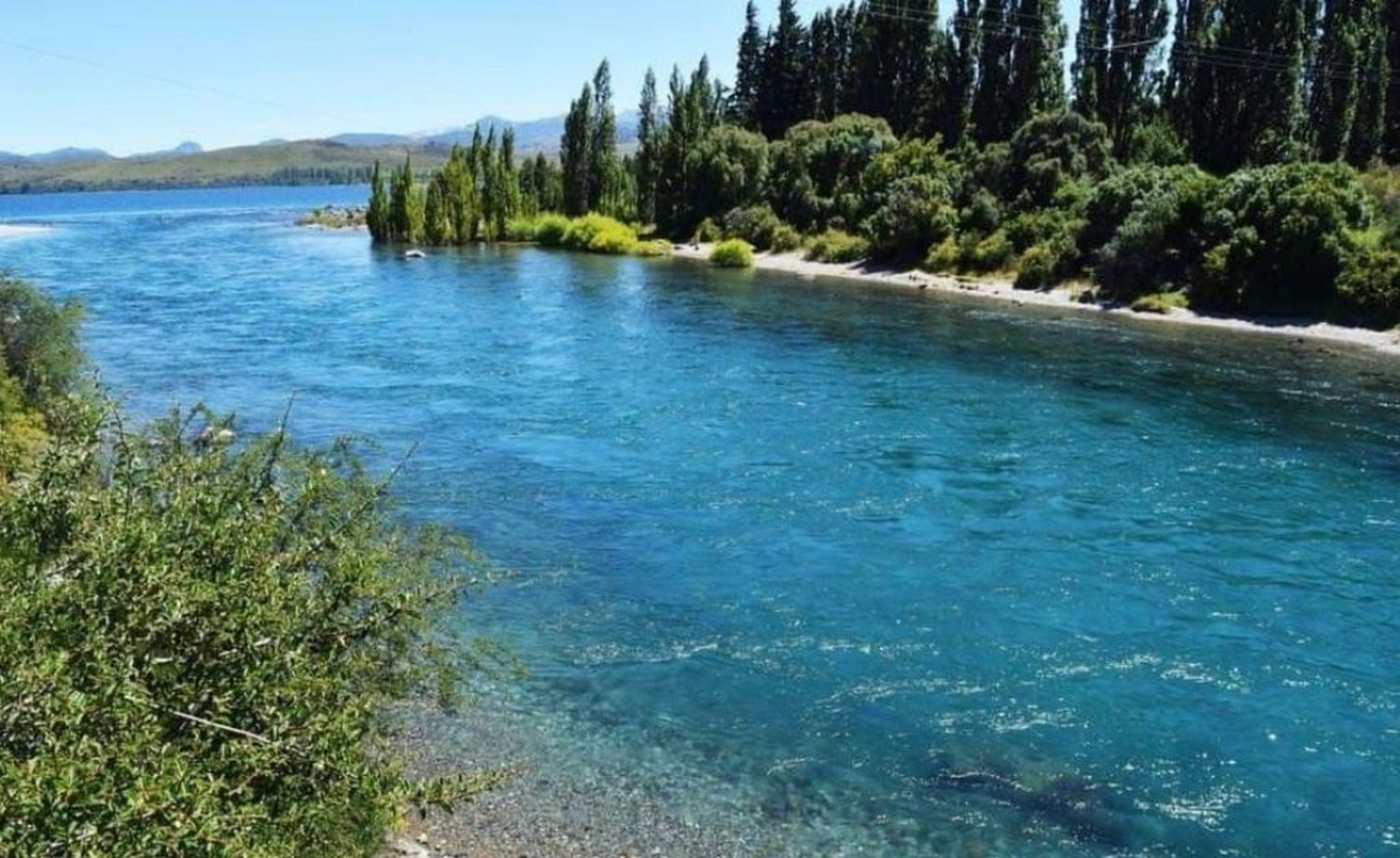 Sorprendente: las aguas cristalinas del río Limay se tiñeron de color chocolate
