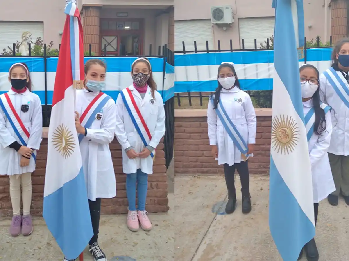 El pueblo donde portar la Bandera es “cosa de familia”