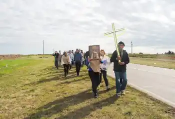IX Peregrinación a la Basílica de Nogoyá: Esta noche pasarán por Crespo.