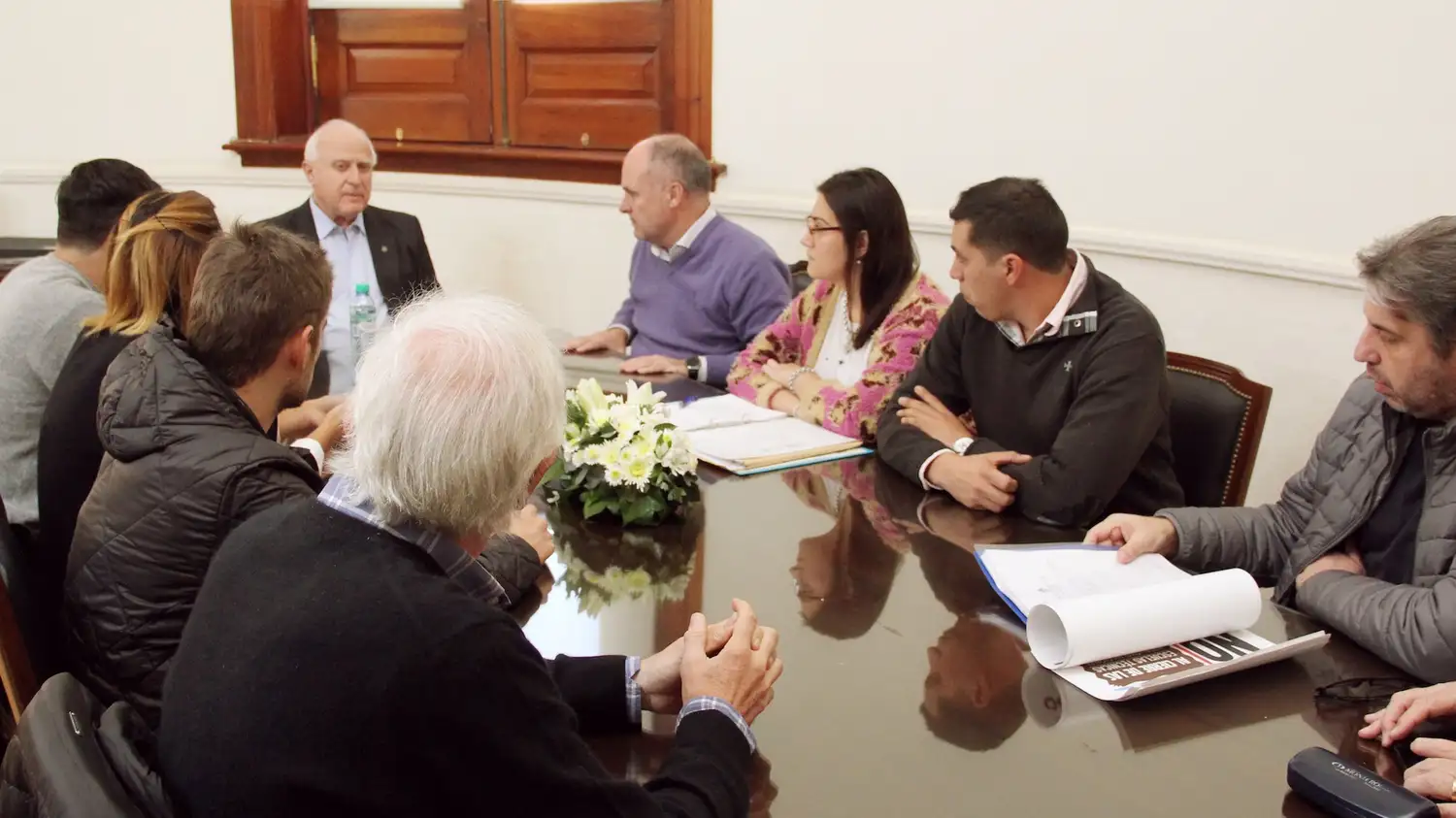 Lifschitz se reunió con la comunidad de la Escuela Técnica de Vialidad Nacional N° 4