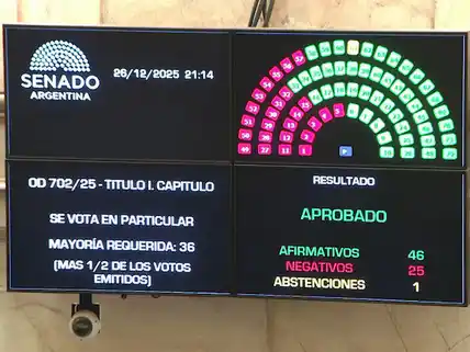 El Senado aprobó en general el Presupuesto 2026