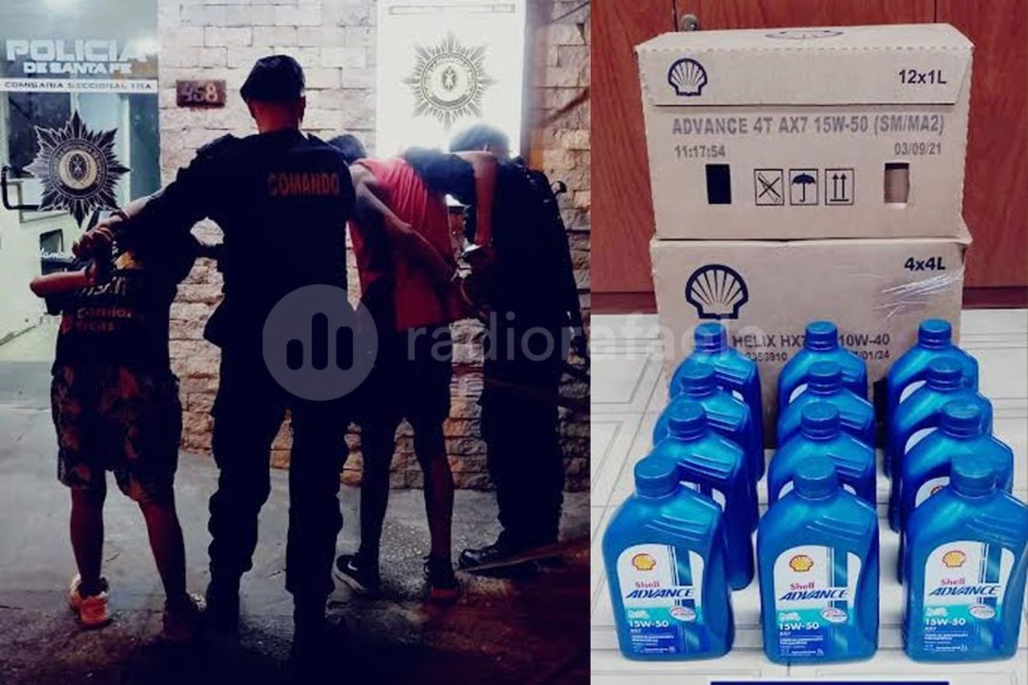 Se descuidó y le vaciaron la chata: le robaron dos cajas llenas de aceite para vehículos