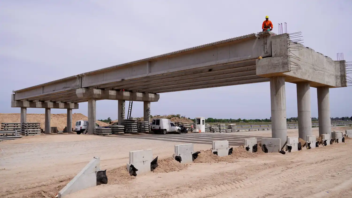 Nueva Autopista Presidente Perón: Avances en la obra de los puentes entre Moreno y Merlo
