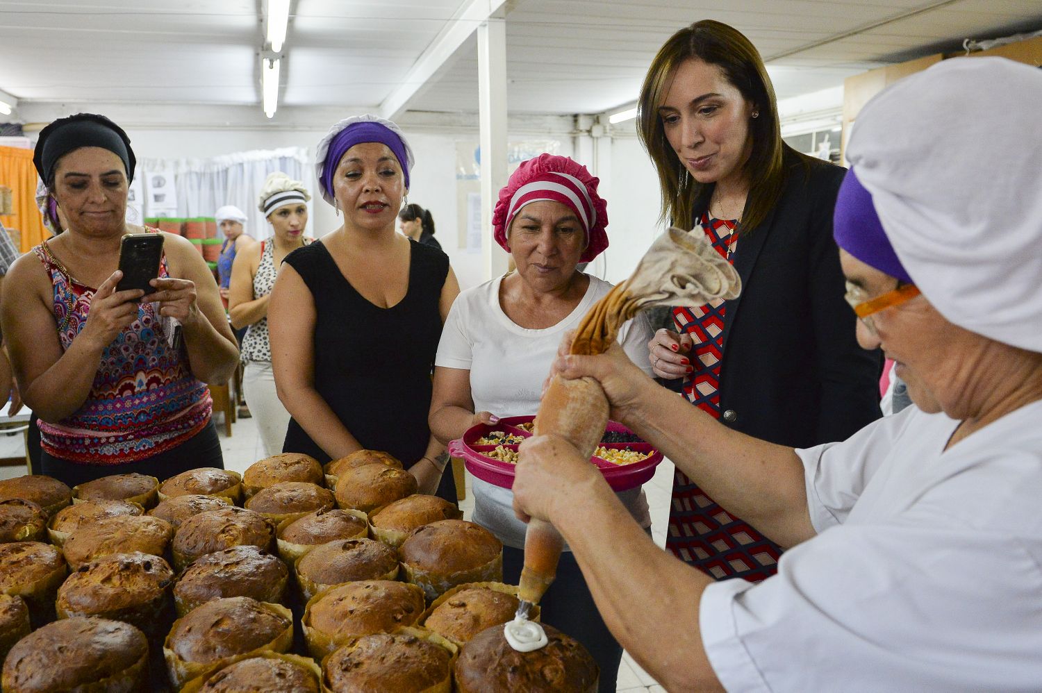 Junto a Toty Flores, Vidal visitó la cooperativa La Juanita en La Matanza