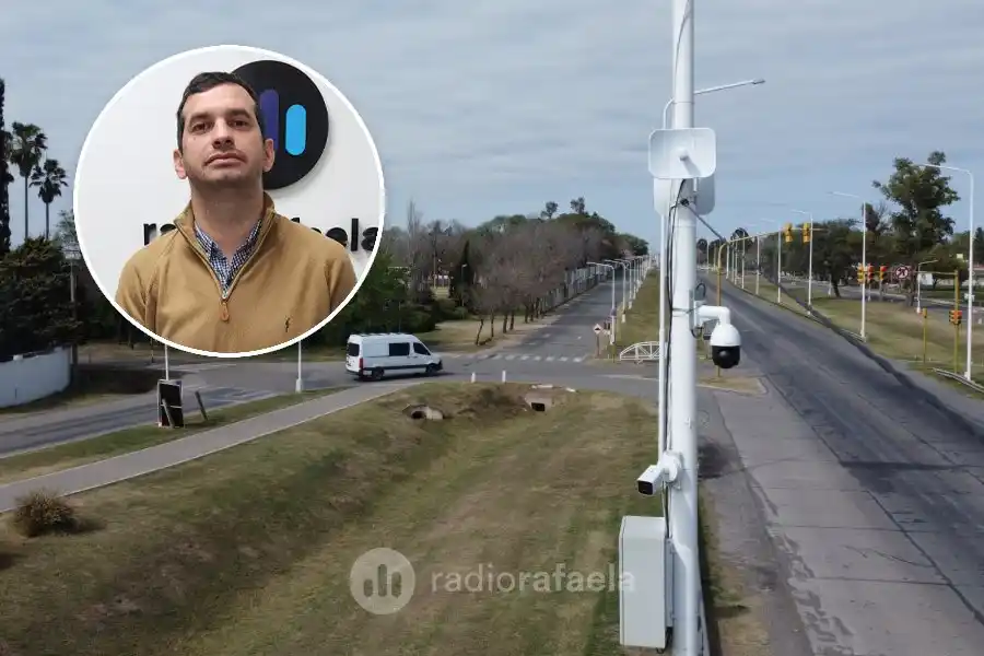 Rafaela sumará 135 cámaras: “Estamos trabajando para mejorar la seguridad”, afirmó Martínez Saliba
