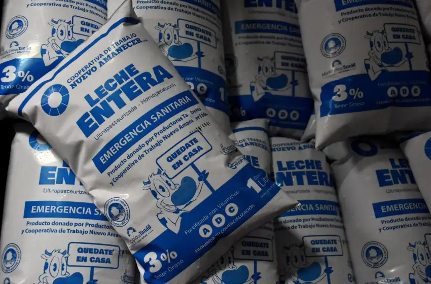En dos años de Leche Solidaria, comedores locales recibieron 183 mil litros