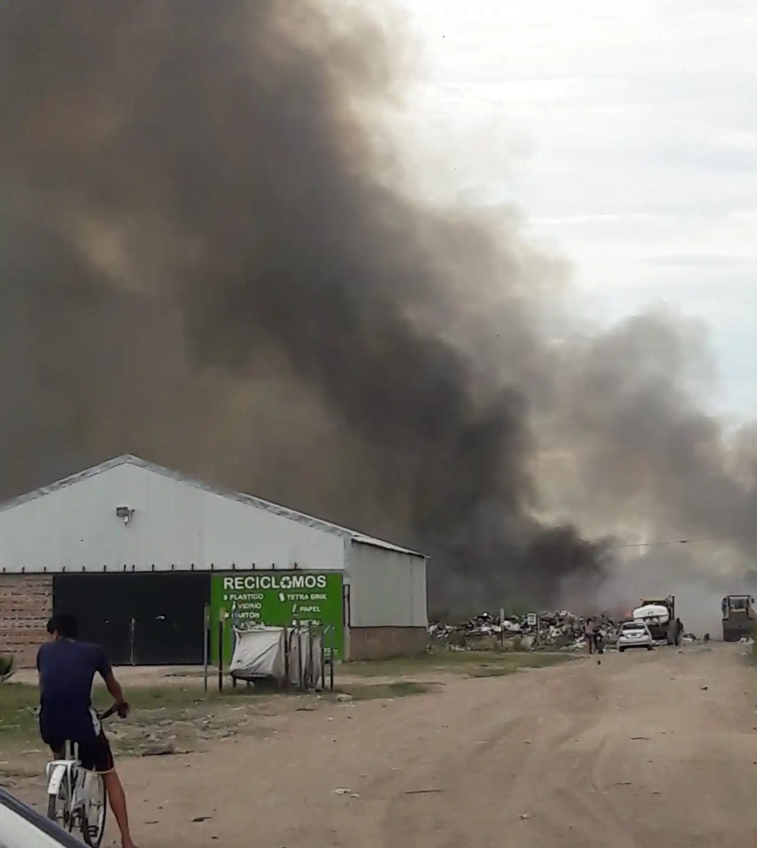 Incendios en el volcadero, un tema de nunca acabar
