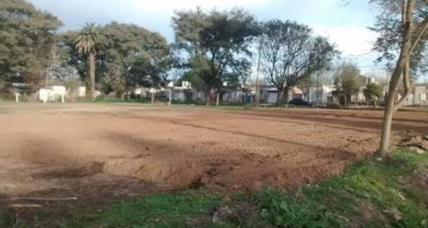 Avanza la construcción del Playón Deportivo para el Merendero Benefectoras