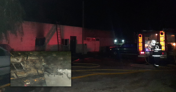 Pueblo Doyle: Incendio de vivienda y peligro de derrumbe de la propiedad