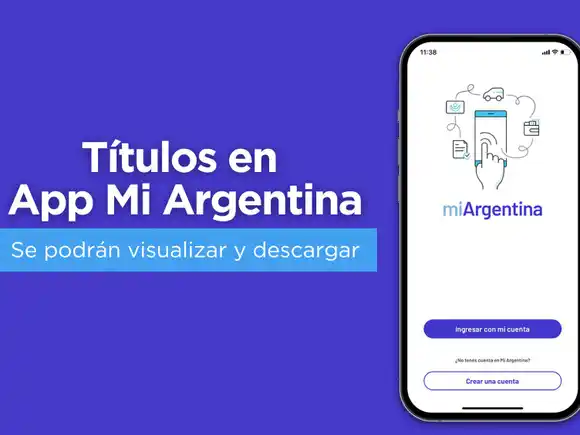 Se podrá visualizar y descargar títulos educativos desde la app Mi Argentina