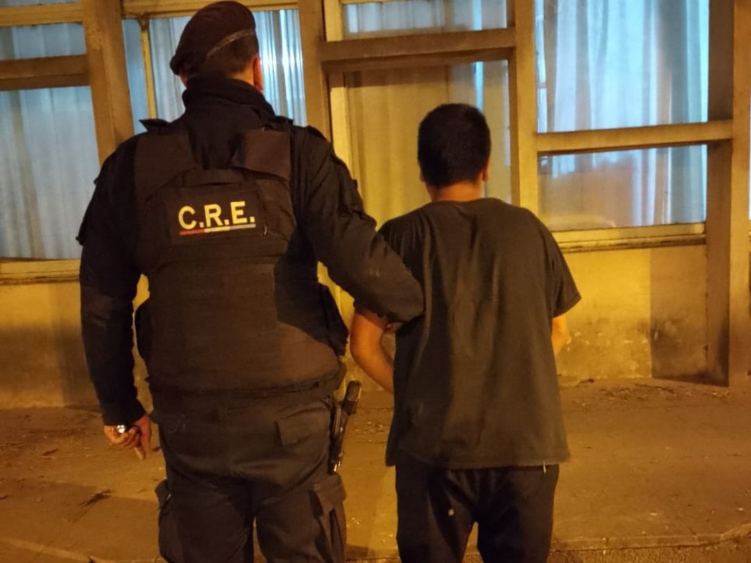 El individuo fue trasladado a la sede de la Comisaría Segunda.
