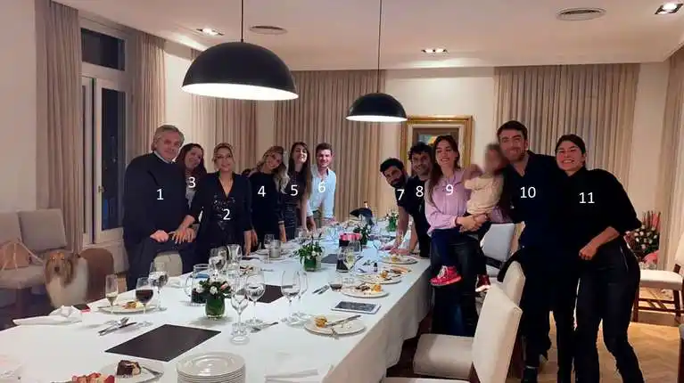 Olivos Vip: quiénes son los que aparecen en la polémica foto del festejo de Fabiola Yañez