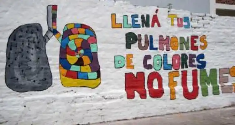 Mural para dejar de fumar