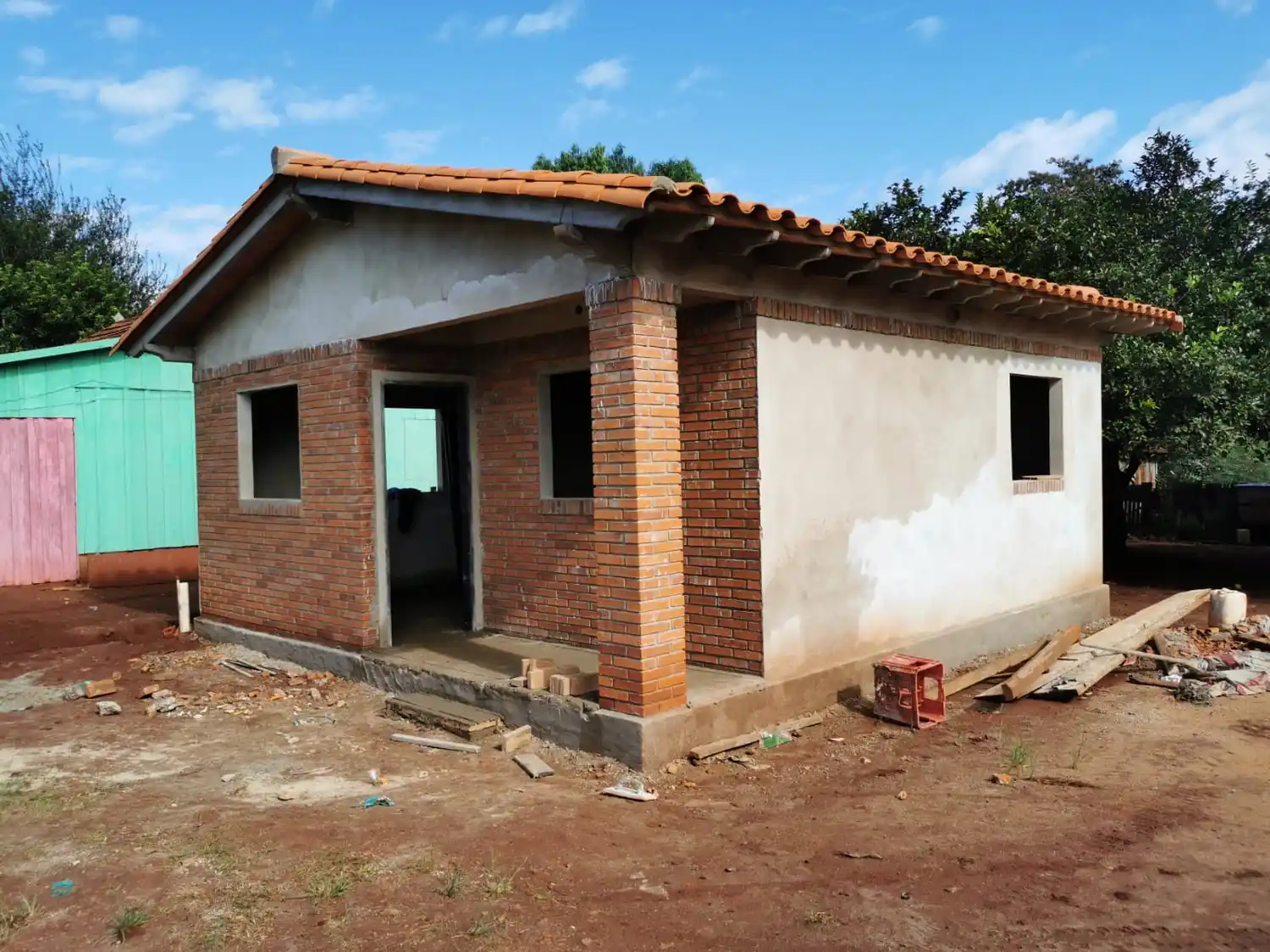 construcción de casa