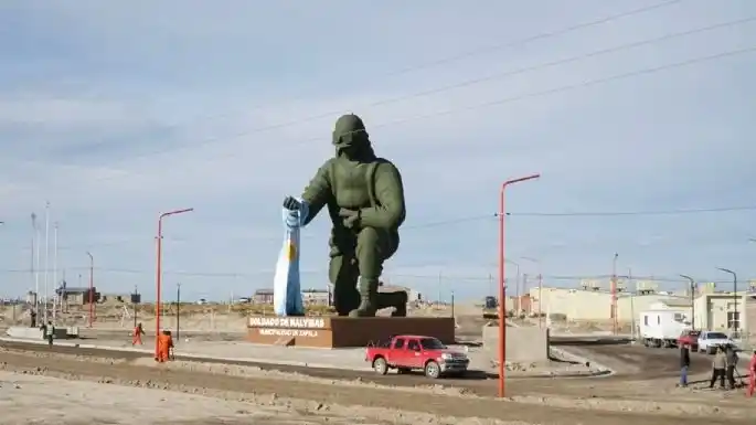 El Monumento al soldado se inaugura este fin de semana.