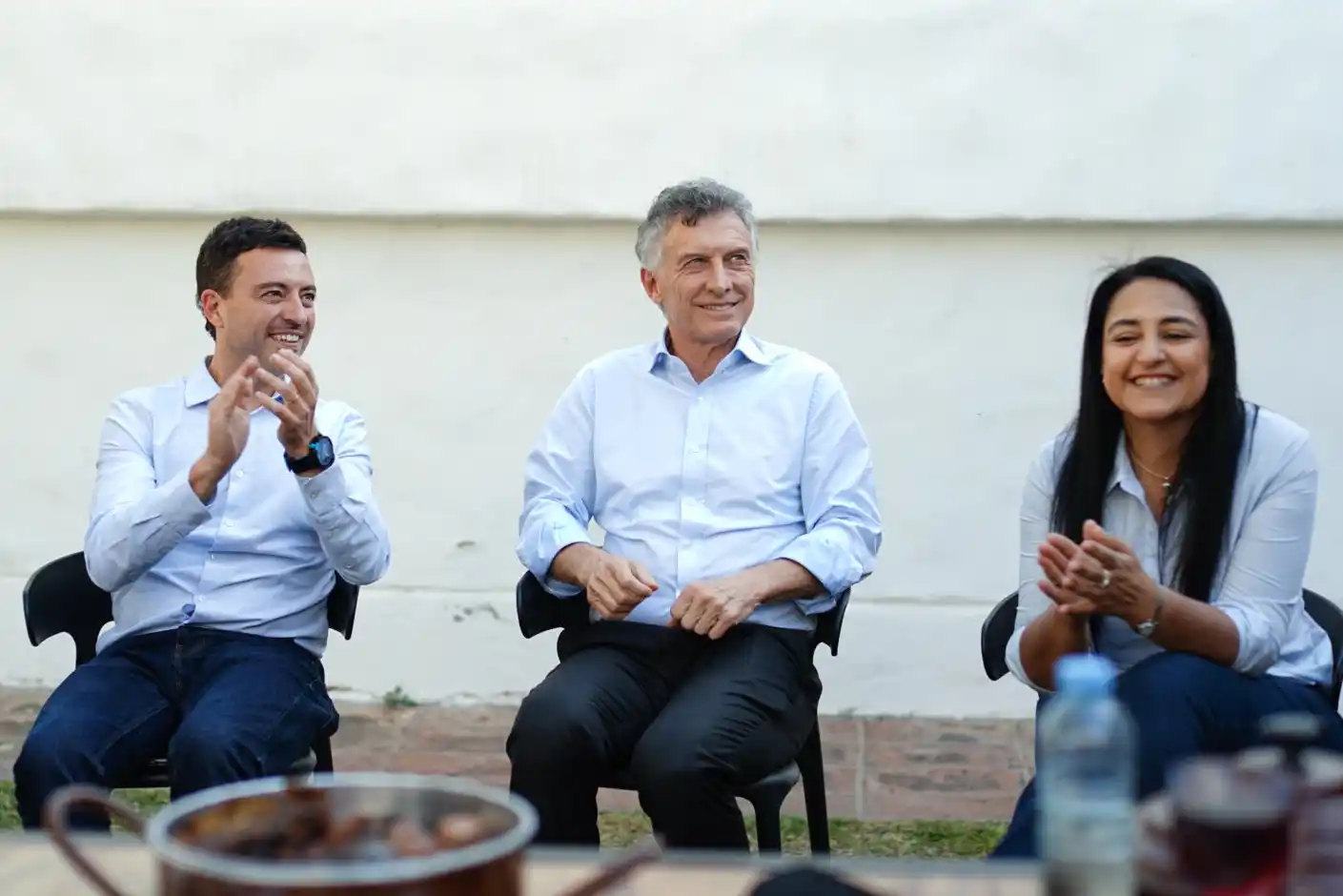 El expresidente se mostró con el candidato de JxC a intendente de Córdoba