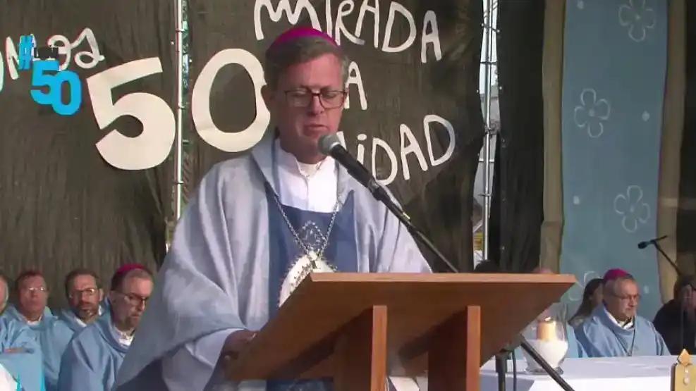 El arzobispo en Luján