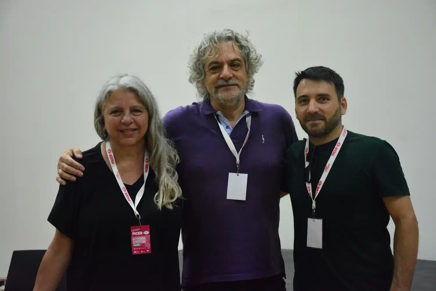 Fontán y Peirano coordinaron un taller sobre la escritura literaria y de cine en el marco del FICER